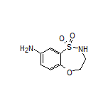 8-Amino-3,4-dihydro-2H-benzo[b][1,4,5]oxathiazepine 1,1-Dioxide