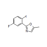2-(5-Fluoro-2-iodophenyl)-5-methyloxazole