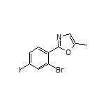 2-(2-Bromo-4-iodophenyl)-5-methyloxazole