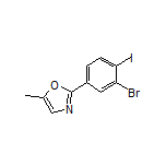 2-(3-Bromo-4-iodophenyl)-5-methyloxazole