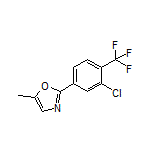 2-[3-Chloro-4-(trifluoromethyl)phenyl]-5-methyloxazole