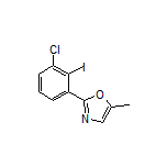 2-(3-Chloro-2-iodophenyl)-5-methyloxazole