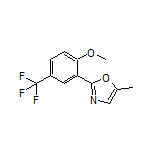 2-[2-Methoxy-5-(trifluoromethyl)phenyl]-5-methyloxazole