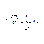 2-(2-Bromo-3-methoxyphenyl)-5-methyloxazole