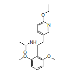 N-[1-(2,6-Dimethoxyphenyl)-2-(6-ethoxy-3-pyridyl)ethyl]acetamide