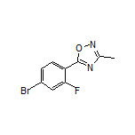 5-(4-Bromo-2-fluorophenyl)-3-methyl-1,2,4-oxadiazole