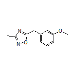 5-(3-Methoxybenzyl)-3-methyl-1,2,4-oxadiazole