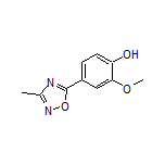 2-Methoxy-4-(3-methyl-1,2,4-oxadiazol-5-yl)phenol