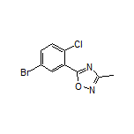 5-(5-Bromo-2-chlorophenyl)-3-methyl-1,2,4-oxadiazole
