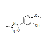 2-Methoxy-5-(3-methyl-1,2,4-oxadiazol-5-yl)phenol