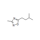 5-Isopentyl-3-methyl-1,2,4-oxadiazole