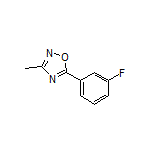 5-(3-Fluorophenyl)-3-methyl-1,2,4-oxadiazole