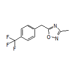 3-Methyl-5-[4-(trifluoromethyl)benzyl]-1,2,4-oxadiazole