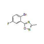 5-(2-Bromo-5-fluorophenyl)-3-methyl-1,2,4-oxadiazole