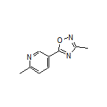 3-Methyl-5-(6-methylpyridin-3-yl)-1,2,4-oxadiazole