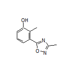2-Methyl-3-(3-methyl-1,2,4-oxadiazol-5-yl)phenol