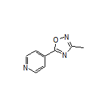 3-Methyl-5-(pyridin-4-yl)-1,2,4-oxadiazole