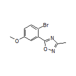 5-(2-Bromo-5-methoxyphenyl)-3-methyl-1,2,4-oxadiazole