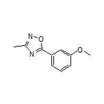 5-(3-Methoxyphenyl)-3-methyl-1,2,4-oxadiazole