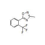 3-Methyl-5-[2-(trifluoromethyl)phenyl]-1,2,4-oxadiazole