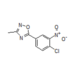 5-(4-Chloro-3-nitrophenyl)-3-methyl-1,2,4-oxadiazole