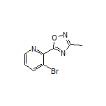 5-(3-Bromopyridin-2-yl)-3-methyl-1,2,4-oxadiazole