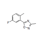 5-(5-Fluoro-2-methylphenyl)-3-methyl-1,2,4-oxadiazole
