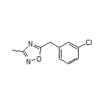 5-(3-Chlorobenzyl)-3-methyl-1,2,4-oxadiazole