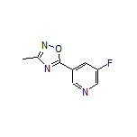 5-(5-Fluoropyridin-3-yl)-3-methyl-1,2,4-oxadiazole
