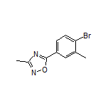 5-(4-Bromo-3-methylphenyl)-3-methyl-1,2,4-oxadiazole