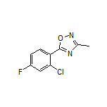 5-(2-Chloro-4-fluorophenyl)-3-methyl-1,2,4-oxadiazole