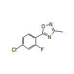 5-(4-Chloro-2-fluorophenyl)-3-methyl-1,2,4-oxadiazole