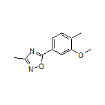 5-(3-Methoxy-4-methylphenyl)-3-methyl-1,2,4-oxadiazole