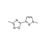 3-Methyl-5-(1-methyl-1H-pyrazol-3-yl)-1,2,4-oxadiazole