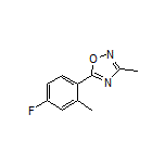 5-(4-Fluoro-2-methylphenyl)-3-methyl-1,2,4-oxadiazole