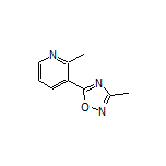 3-Methyl-5-(2-methylpyridin-3-yl)-1,2,4-oxadiazole