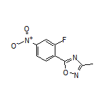 5-(2-Fluoro-4-nitrophenyl)-3-methyl-1,2,4-oxadiazole