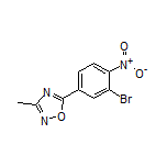 5-(3-Bromo-4-nitrophenyl)-3-methyl-1,2,4-oxadiazole