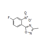 5-(4-Fluoro-2-nitrophenyl)-3-methyl-1,2,4-oxadiazole