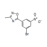 5-(3-Bromo-5-nitrophenyl)-3-methyl-1,2,4-oxadiazole