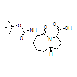 (3S,6S,9aS)-6-(Boc-amino)-5-oxooctahydro-1H-pyrrolo[1,2-a]azepine-3-carboxylic Acid