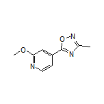 5-(2-Methoxypyridin-4-yl)-3-methyl-1,2,4-oxadiazole