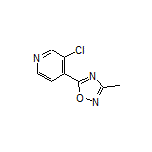 5-(3-Chloropyridin-4-yl)-3-methyl-1,2,4-oxadiazole