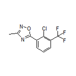 5-[2-Chloro-3-(trifluoromethyl)phenyl]-3-methyl-1,2,4-oxadiazole
