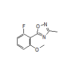 5-(2-Fluoro-6-methoxyphenyl)-3-methyl-1,2,4-oxadiazole