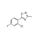 5-(2-Chloro-4-iodophenyl)-3-methyl-1,2,4-oxadiazole