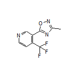 3-Methyl-5-[4-(trifluoromethyl)pyridin-3-yl]-1,2,4-oxadiazole