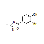 2-Bromo-4-(3-methyl-1,2,4-oxadiazol-5-yl)phenol