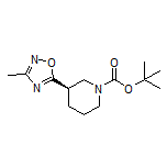 (R)-5-(1-Boc-piperidin-3-yl)-3-methyl-1,2,4-oxadiazole