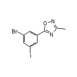 5-(3-Bromo-5-iodophenyl)-3-methyl-1,2,4-oxadiazole